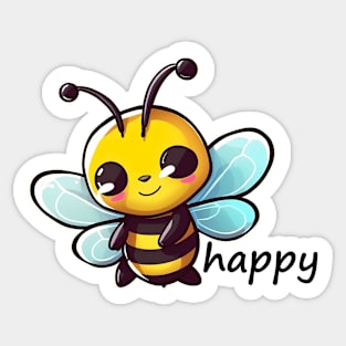 Bee Happy - Cute Sticker